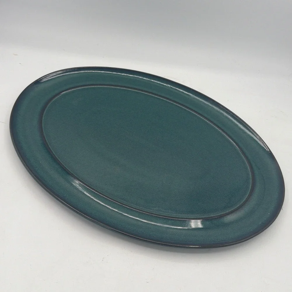 Denby Greenwich Oval Serving Platter 14.75